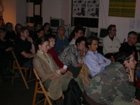 Audience at Art and Bioterrorism 
