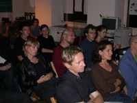 Audience at Art and Bioterrorism 